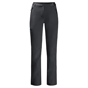 Jack Wolfskin Damskie spodnie z kamieni geeigelstein, czarne, 40/L - Spodnie damskie - miniaturka - grafika 1