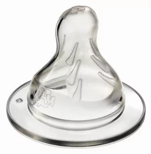 Smoczek silikonowy Mam Ultivent Silicone Nipple No.1 Flow 2 szt - Smoczki do butelek - miniaturka - grafika 1