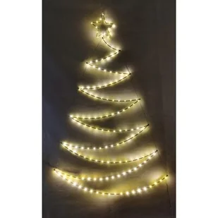 Choinka LED 110 cm ciepły biały - Ozdoby bożonarodzeniowe - miniaturka - grafika 1