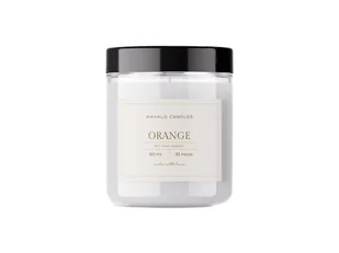 Świeca sojowa 180ml ORANGE Handmade MahaloCandles - Świece - miniaturka - grafika 1