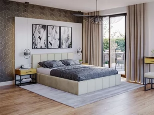 ŁÓŻKO TAPICEROWANE ELA 180x200 - Łóżka - miniaturka - grafika 1
