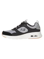 Trampki męskie - Skechers Skórzane sneakersy "Air Court Yatton" w kolorze szaro-czarnym - miniaturka - grafika 1