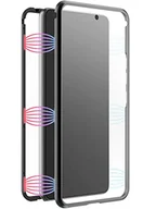 Etui i futerały do telefonów - Black Rock - Etui 360 stopni Glass Case pasuje do Samsung Galaxy A53 5G I etui na telefon komórkowy, zamknięcie magnetyczne, przezroczyste, z czarną ramką) - miniaturka - grafika 1