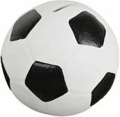 Skarbonki - Skarbonka piłka dekoracyjna ceramiczna czarna 13x14,5 - miniaturka - grafika 1