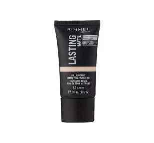 RIMMEL LASTING MATTE PODKŁAD W PŁYNIE MATUJĄCY 0.5 ALBASTER 30ML - Podkłady do twarzy - miniaturka - grafika 1