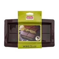 Formy do ciast - Forma silikonowa "Czekolada Dubaj" 13,5 x 28 x 2,8 cm - miniaturka - grafika 1