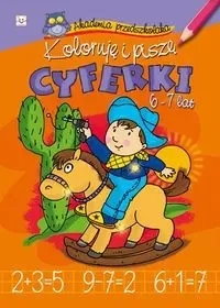 Koloruję i piszę cyferki 6-7 lat