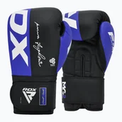 Rękawice bokserskie - Rękawice bokserskie RDX REX F4 blue/black - miniaturka - grafika 1