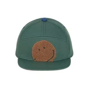 Lassig Czapka z daszkiem dziecięca Little Gang Smile ocean green 1-2 lata - Czapeczki dla niemowląt - miniaturka - grafika 1