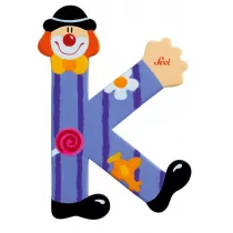 Sevi drewniana literka Klaun "K" - Wyposażenie pokoiku dziecięcego - miniaturka - grafika 1