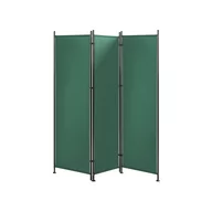 Parawany - 3-panelowy parawan pokojowy 160 x 170 cm zielony NARNI - miniaturka - grafika 1