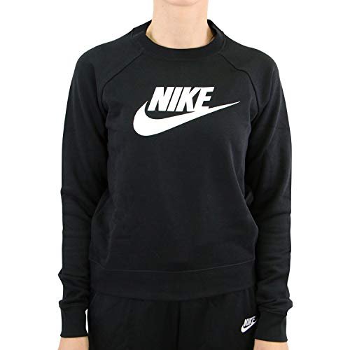 NIKE Damska koszulka z długim rękawem W Nsw Essntl Crew Flc Hbr