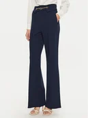 Spodnie damskie - Rinascimento Spodnie materiałowe CFC0120004003 Granatowy Regular Fit - miniaturka - grafika 1