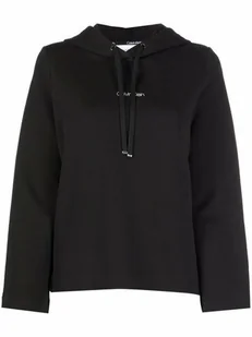 Calvin Klein czarna bluza damska z kapturem, Rozmiar XL - Bluzy damskie - miniaturka - grafika 1