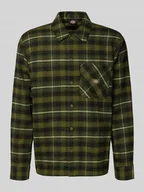 Koszule męskie - Koszula casualowa o kroju regular fit z kieszenią na piersi - miniaturka - grafika 1