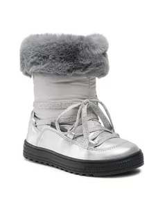 Buty dla dziewczynek - Naturino Śniegowce Miriana 0013001496.02.0Q04 S Szary - grafika 1