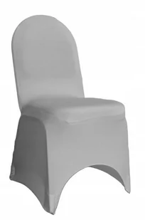POKROWIEC KRZESŁO SZARY bankiet 190gsm - Pokrowce na meble - miniaturka - grafika 1