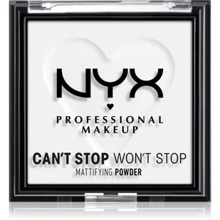 NYX Professional Makeup Can’t Stop Won’t Stop Mattifying Powder Bright Translucent - Pudry do twarzy - miniaturka - grafika 1