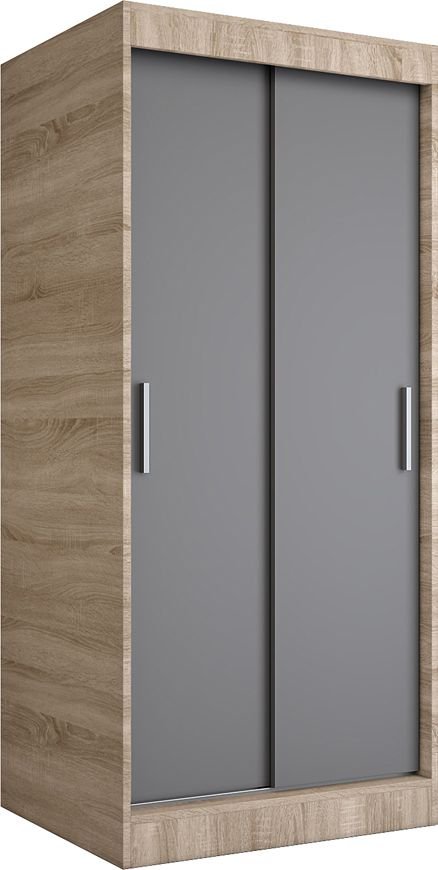 Elior Szafa przesuwna dąb sonoma + antracyt - Corina 2X