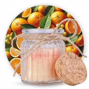 Naturalna Świeca Zapachowa - Świeczka z Pomarańczy Naturalny Aromat - Świece - miniaturka - grafika 1