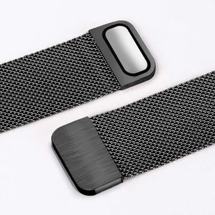 Bransoleta Uniwersalna Alogy Milanese Magnetic Strap Pasek z magnesem do smartwatcha 20mm Czarny - Akcesoria do smartwatchy - miniaturka - grafika 5