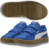 Buty dla chłopców - BUTY DZIECIĘCE SPORTOWE CHŁOPIĘCE DZIEWCZĘCE PUMA LEKKIE NA RZEPY 30 - miniaturka - grafika 1