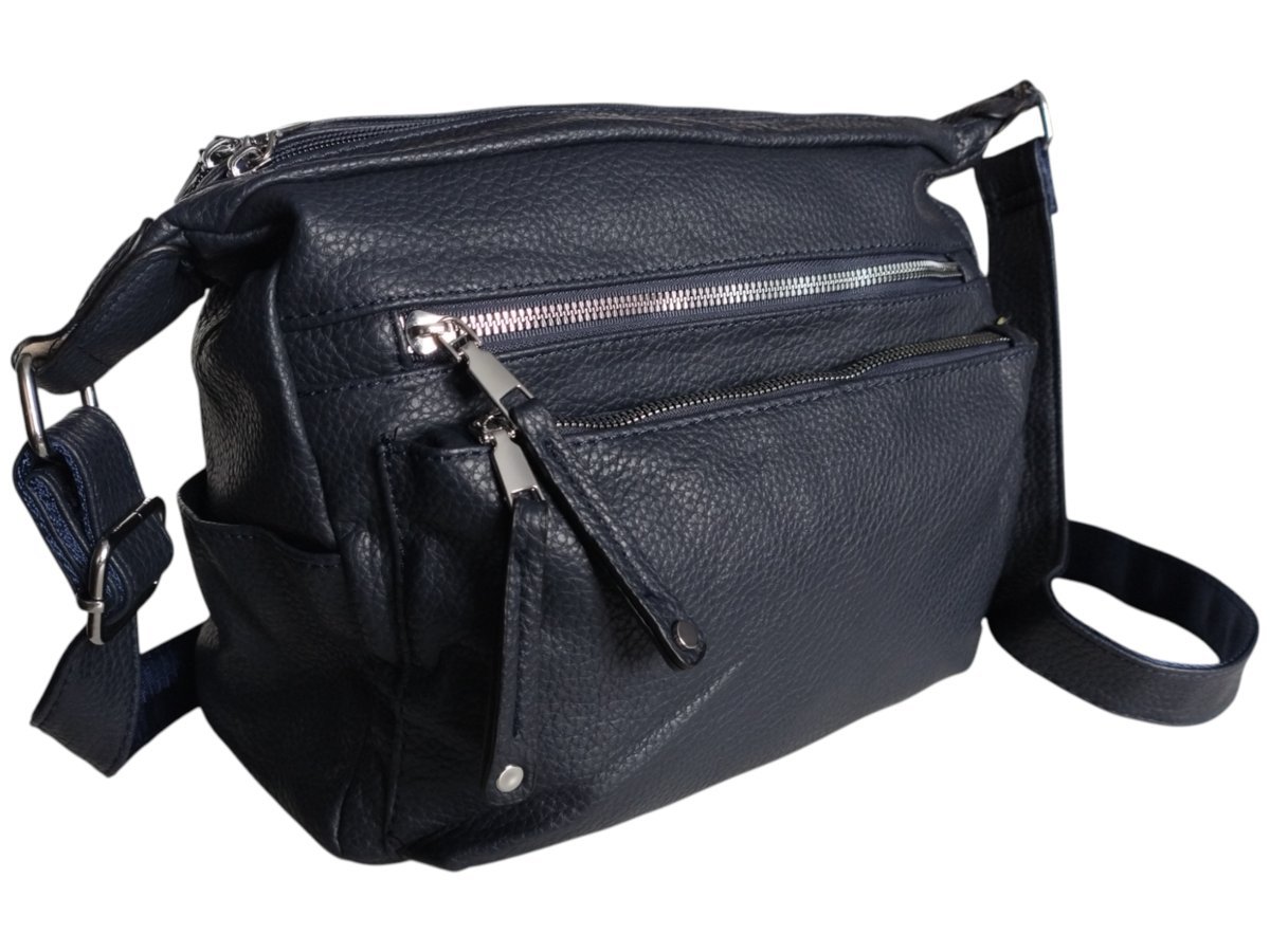 Torebka Damska, Miejska Stylowa Mała Listonoszka na Ramię, Kolor Niebieski