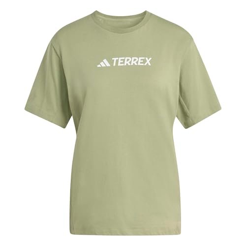 adidas Kobiety Terrex Classic Logo Shirt, tent green, L