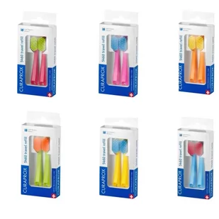 Curaprox Końcówki 5460 Travel Mix 2szt. - Końcówki do szczoteczek elektrycznych - miniaturka - grafika 1