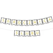 Wesele i ślub - Girlanda BANER - 50 rocznica ślubu - black&white - miniaturka - grafika 1