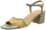 Sandały damskie - Geox Sandały damskie D New Eeraklia 50, pistacjowe/mustard, 37 EU, pistachio mustard, 37 eu - miniaturka - grafika 1