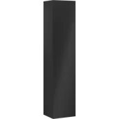 Szafki łazienkowe - Mexen Orio słupek łazienkowy 35 cm, 1 drzwi, czarny mat - 91A11-03016-1-BF71 - miniaturka - grafika 1