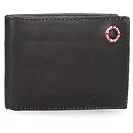 Portfele - Pepe Jeans Badge Poziomy portfel z portfelem, unikalny, Niebieski, única, Poziomy portfel z torebką - miniaturka - grafika 1