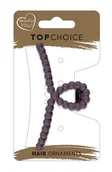 Ozdoby do włosów - TOP CHOICE Klamra do włosów - kokarda matowa (20247) 1 szt. - mix kolorów - miniaturka - grafika 1