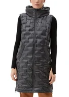 Kamizelki damskie - s.Oliver kamizelka damska bez rękawów, czarny, 40 - miniaturka - grafika 1