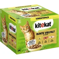 Mokra karma dla kotów - Kitekat Multipack Bujna różnorodność w sosie 24x85 g - miniaturka - grafika 1
