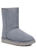 Botki damskie - UGG Botki "Classic" w kolorze szarym z wełny jagnięcej - miniaturka - grafika 1