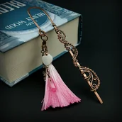 Zakładki do książek - Miedziana bogato zdobiona zakładka do książki - miniaturka - grafika 1