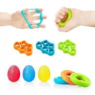 Pozostały sprzęt siłowy - Zestaw 9 Gum Do Ćwiczeń Ręki Palców Nadgarstka - miniaturka - grafika 1