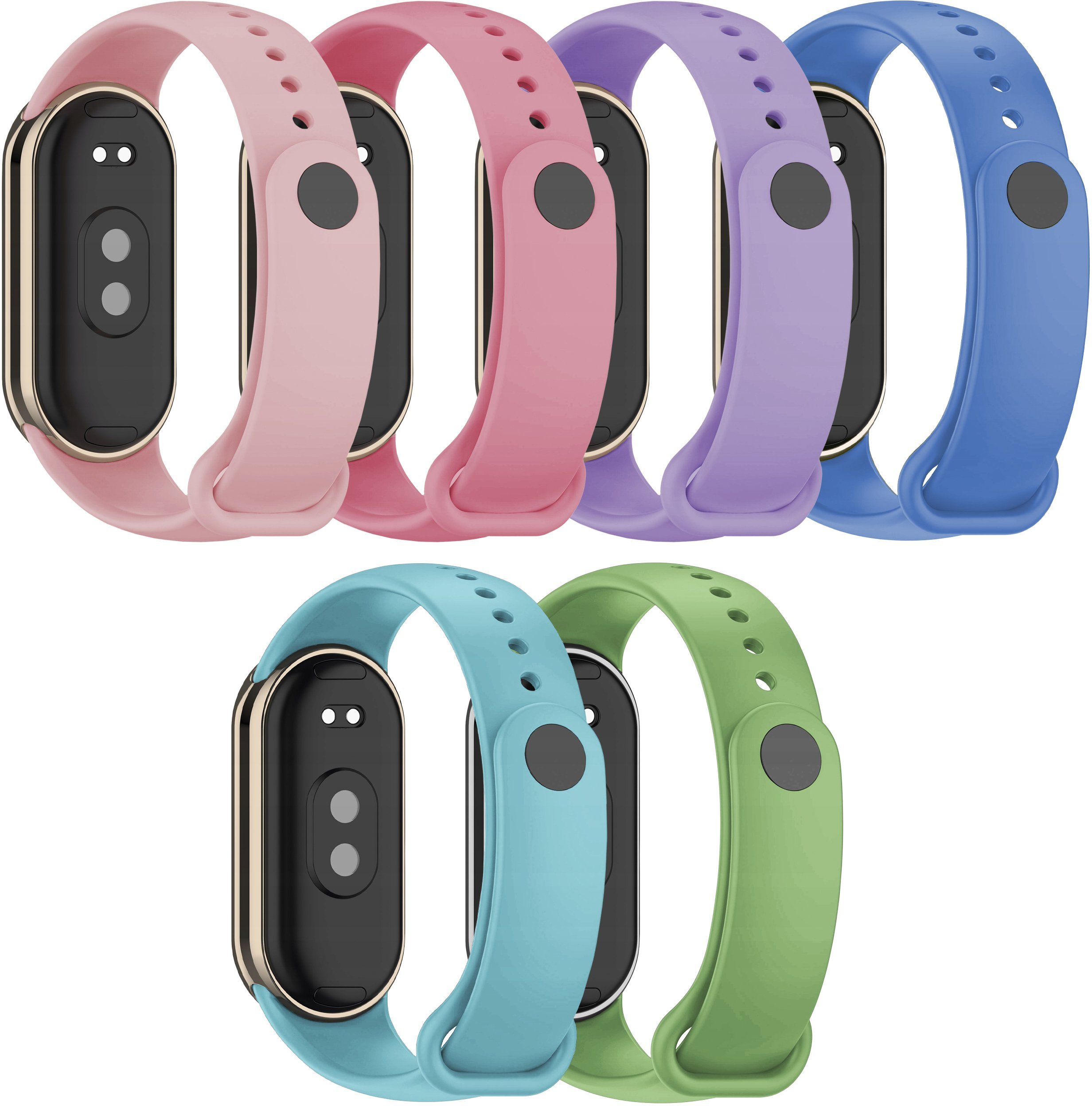 ChronSmarta Zestaw: 6x pasek ChronSmarta do smartband'a Xiaomi Mi Band 8 / 9 / 10