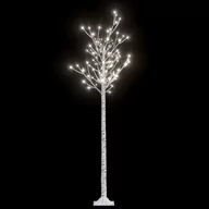 Choinki - vidaXL vidaXL Wierzba z oświetleniem, 180 zimnych białych diod LED, 1,8 m - miniaturka - grafika 1