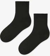 Skarpetki męskie - Skarpety męskie bawełniane bezuciskowe z frotą czarne Premium Art.1081 Cerber - miniaturka - grafika 1