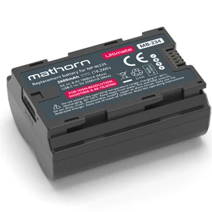 Mathorn MB-234 Ultimate 2600 mAh USB-C do Fuji NP-W235 - Akumulatory do aparatów dedykowane - miniaturka - grafika 1