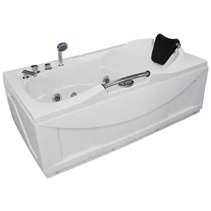 Wanna z hydromasażem prostokątna do rogu łazienki 150x83 cm MO-0204 - Wanny z hydromasażem - miniaturka - grafika 1