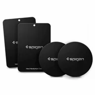 Akcesoria do tabletów i e-booków - Spigen Blaszki do uchwytów Kuel Car Mount Metal Plates A210, czarne 8809466644757 - miniaturka - grafika 1