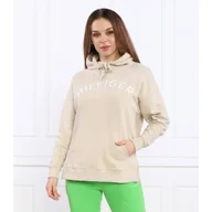 Bluzy damskie - Tommy Hilfiger Bluza RLX HILFIGER VARSITY EMB HOODIE | Relaxed fit - miniaturka - grafika 1