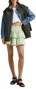 Pepe Jeans Spódnica damska Fiore, Zielony (Bleach Green), L - Spódnice - miniaturka - grafika 1