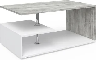 Vicco Stolik kawowy Guillermo, 91 x 41 cm, Biały/Beton - Ławy i stoliki kawowe - miniaturka - grafika 1