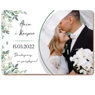 Dekoracje domu - 10x PODZIĘKOWANIA MAGNES WESELE ZDJĘCIE WZ2 Y7 - miniaturka - grafika 1