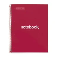 Notesy i bloczki - MAUL A460525 notatnik A4 80 ark. Czerwony - miniaturka - grafika 1